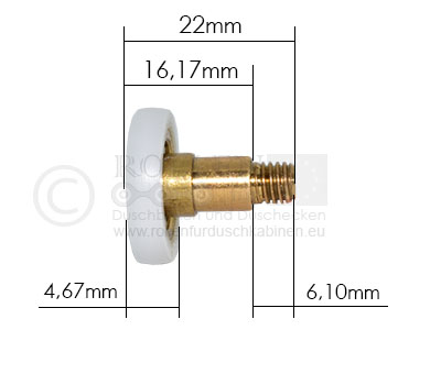 rolle HS528 zur Duschkabine - Größe 1