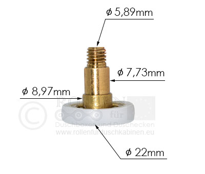 rolle HS528 zur Duschkabine - Größe 2